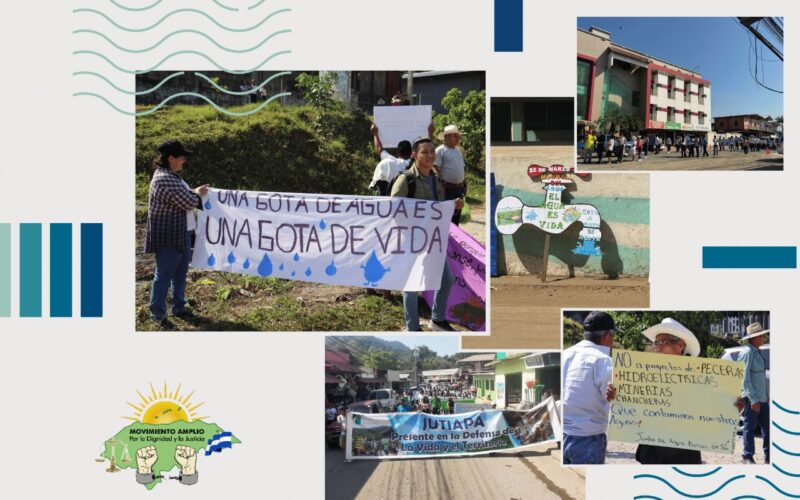 En el Norte de Honduras: La soberanía hídrica avanza a ritmo popular de justicia y dignidad